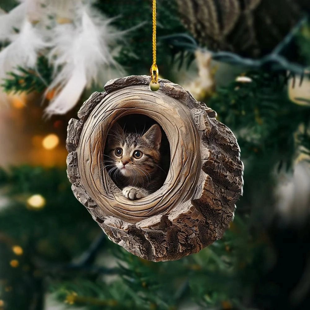 🎁❤️Handmade forest animal Christmas decorations