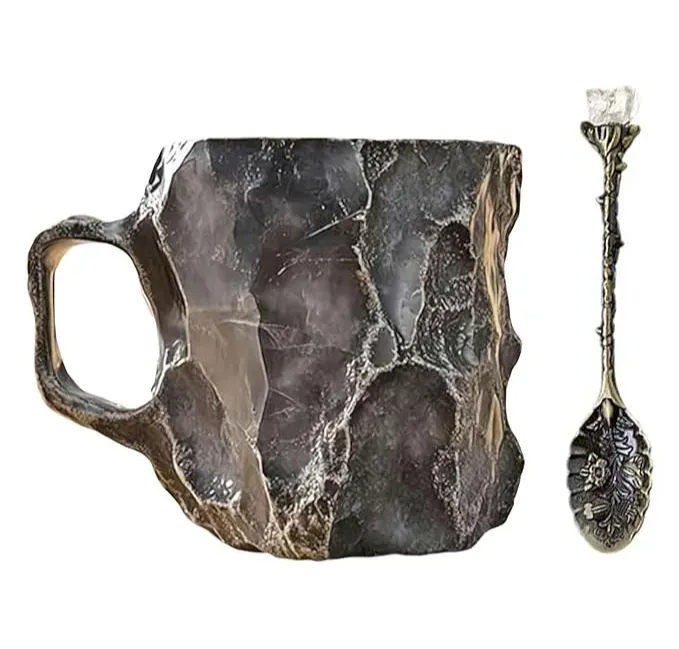 🥃2025 New Gift—BrewCharm Mineral Crystal Coffee Mugs