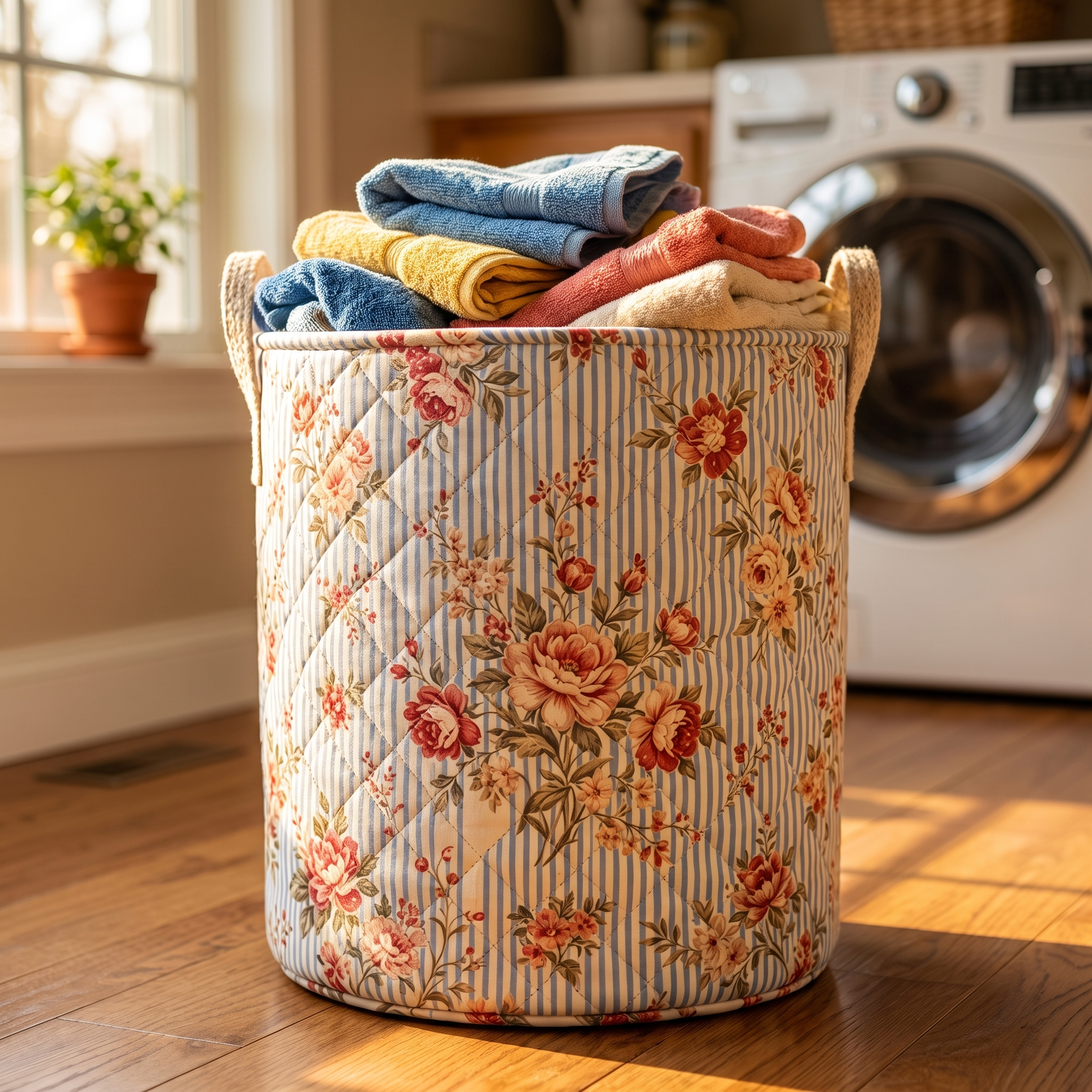 Nora's Quilted Flower Baskets