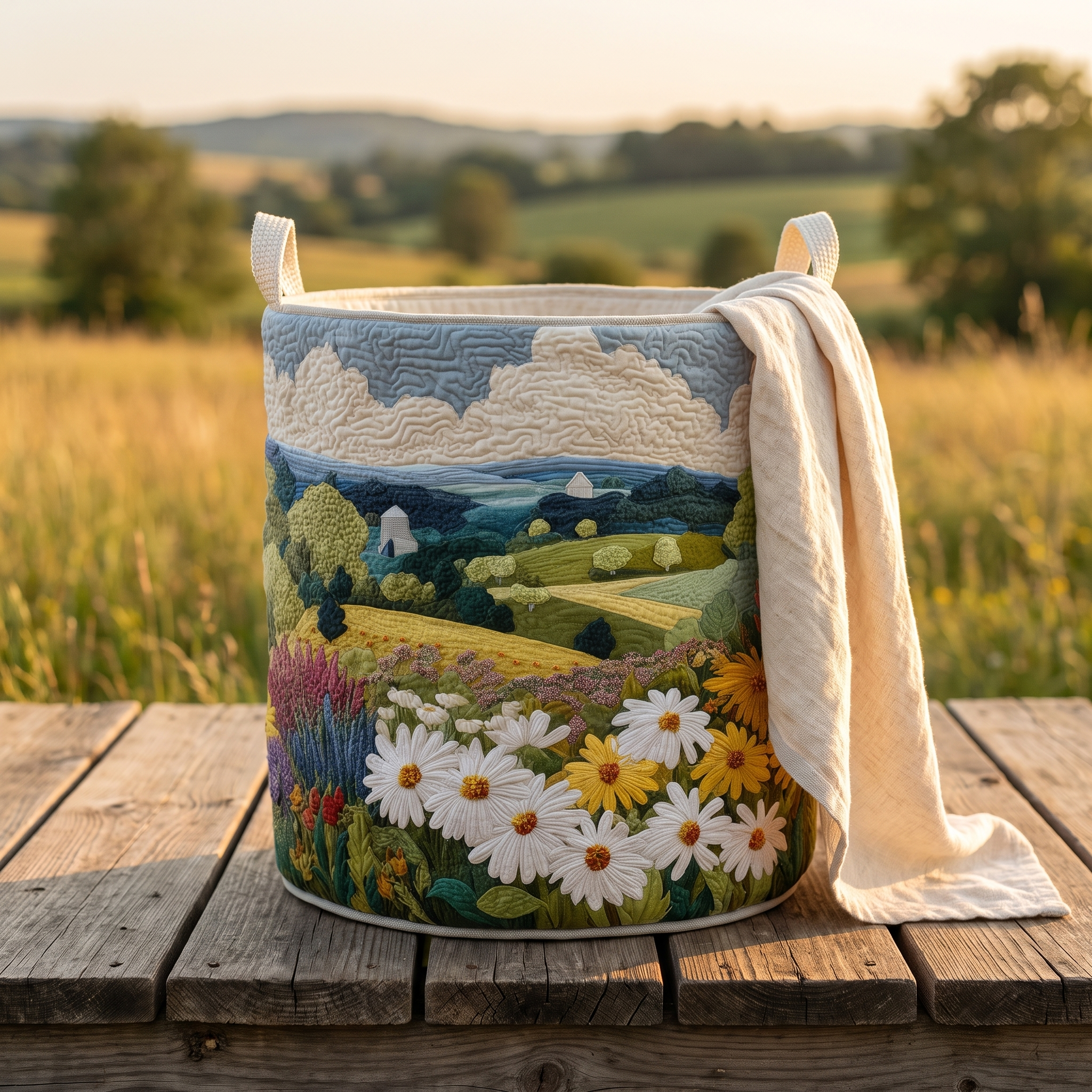 Nora's Quilted Flower Baskets