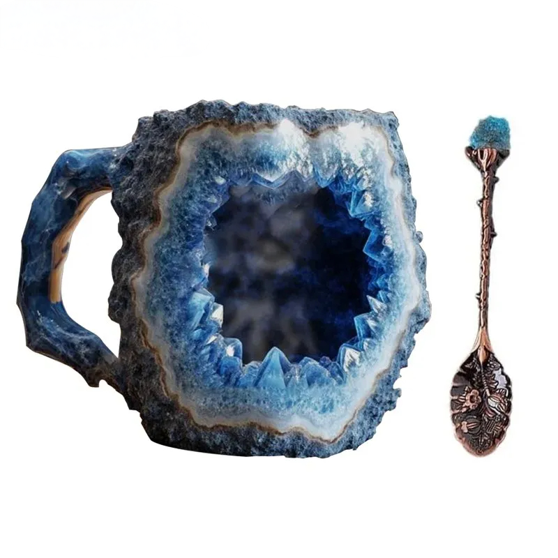 🥃2025 New Gift—BrewCharm Mineral Crystal Coffee Mugs