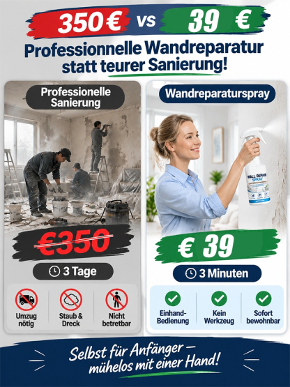 Profi-Reparaturspray gegen Risse & Schimmel
