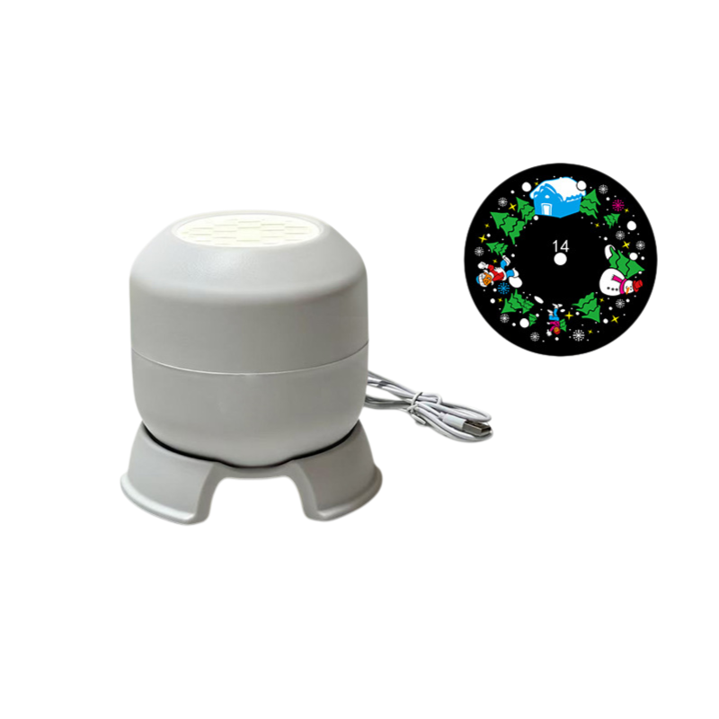 Bunte drehende Festtagsdekoration Lichter– Zauberhafte Unterwasserwelt mit Augenschutz!