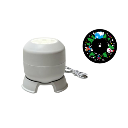 Bunte drehende Festtagsdekoration Lichter– Zauberhafte Unterwasserwelt mit Augenschutz!