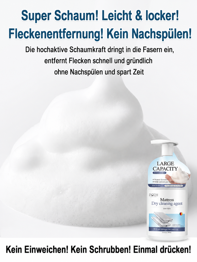 【Ohne Abziehen & Trocknen】Matratzen-Reinigungsspray – Kein Waschen erforderlich