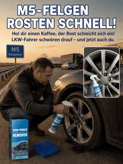 Rostentferner-Reinigungsspray-Set: Entrostung in nur 3 Sekunden, 10-mal stärker als herkömmliche Reiniger!