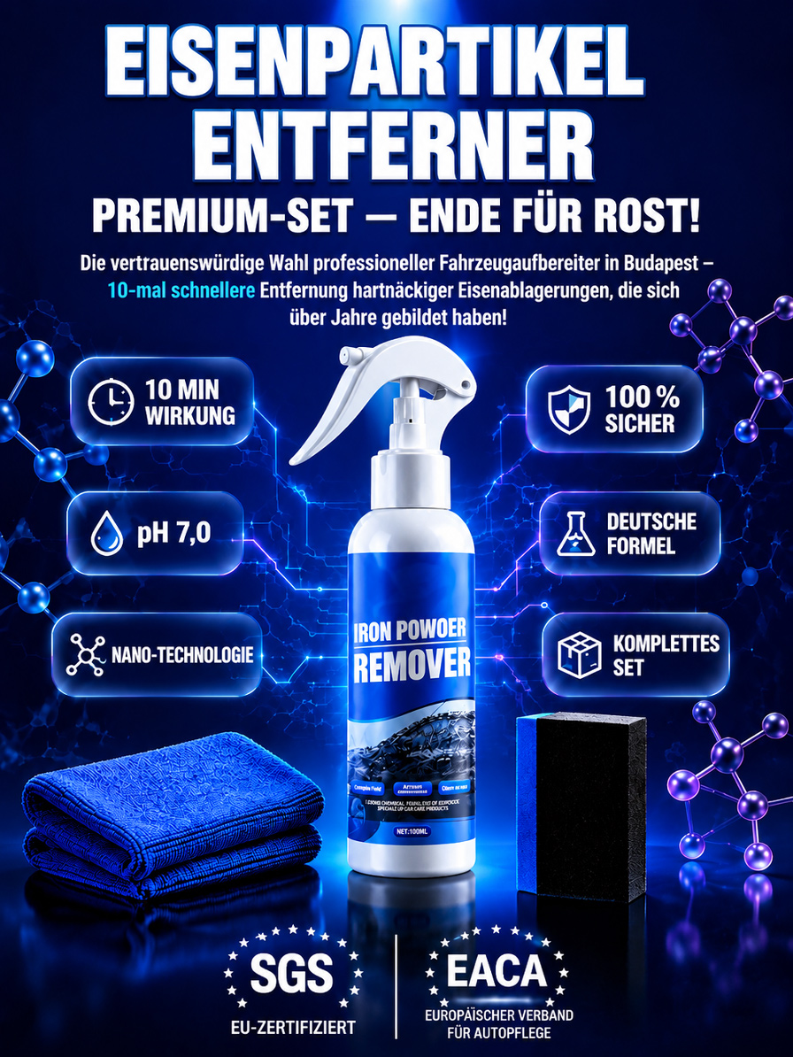 Rostentferner-Reinigungsspray-Set: Entrostung in nur 3 Sekunden, 10-mal stärker als herkömmliche Reiniger!