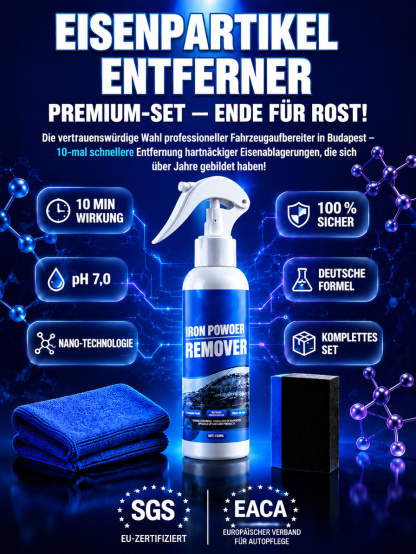Rostentferner-Reinigungsspray-Set: Entrostung in nur 3 Sekunden, 10-mal stärker als herkömmliche Reiniger!