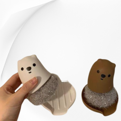 Multipurpose Handle Kitchen Scrubber Ball