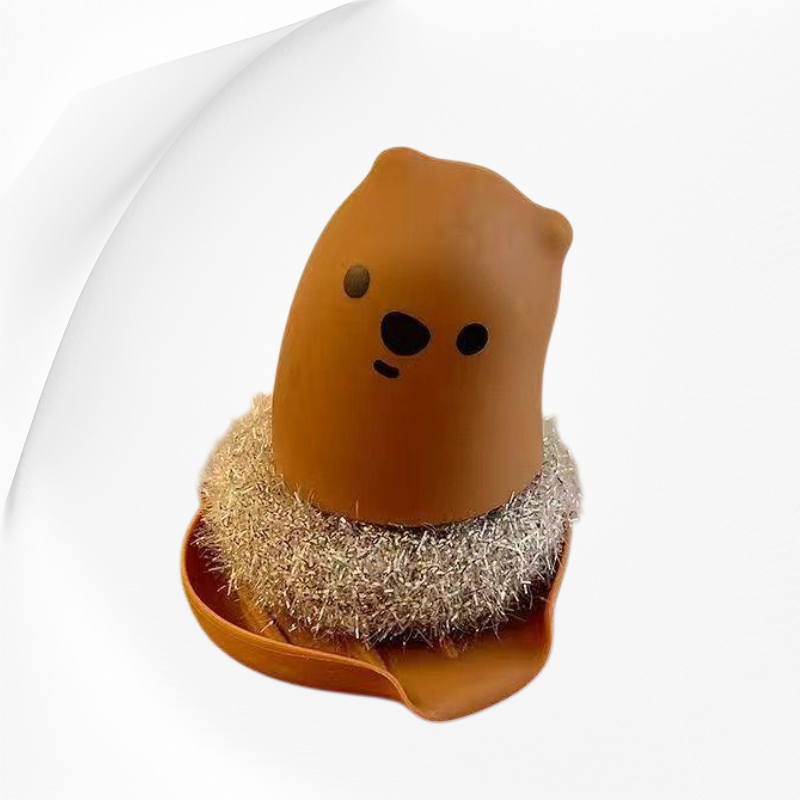 Multipurpose Handle Kitchen Scrubber Ball