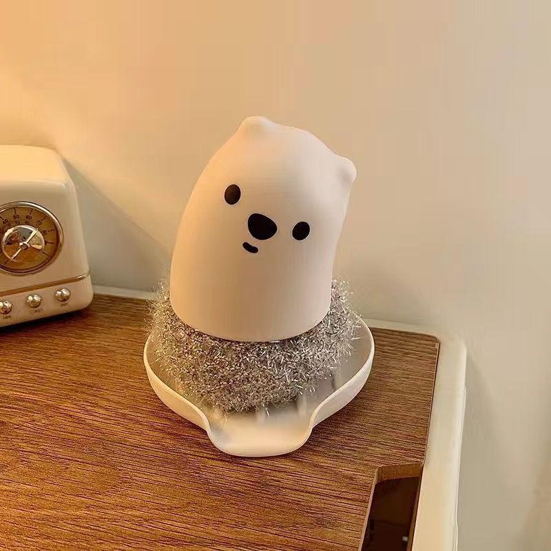 Multipurpose Handle Kitchen Scrubber Ball