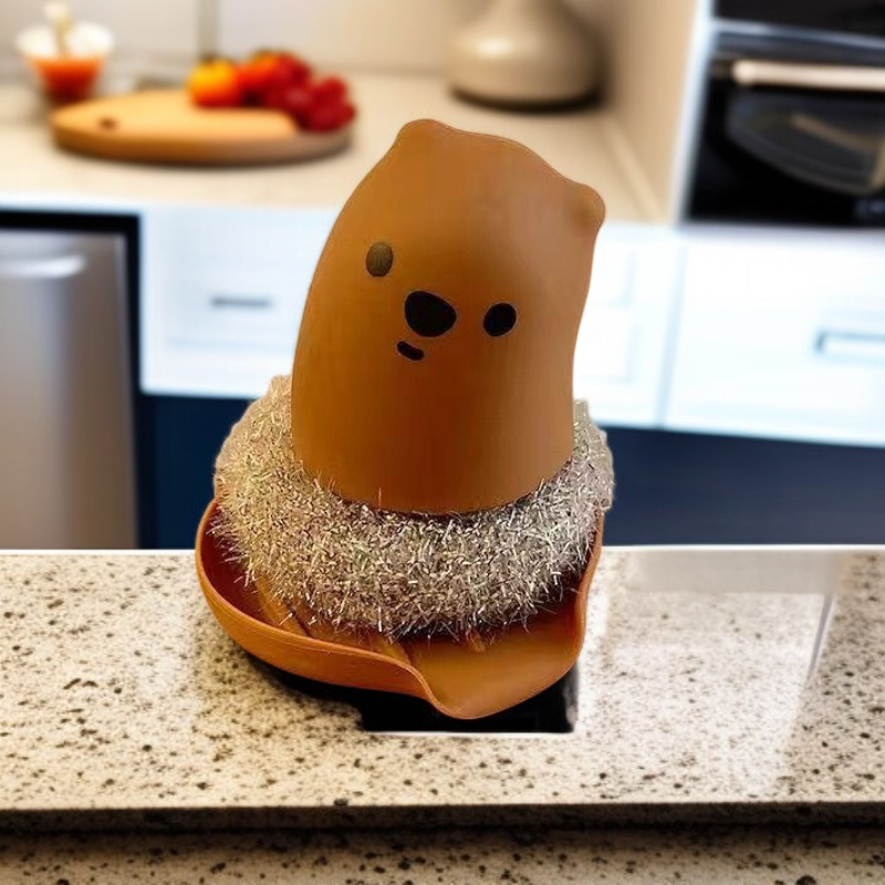 Multipurpose Handle Kitchen Scrubber Ball