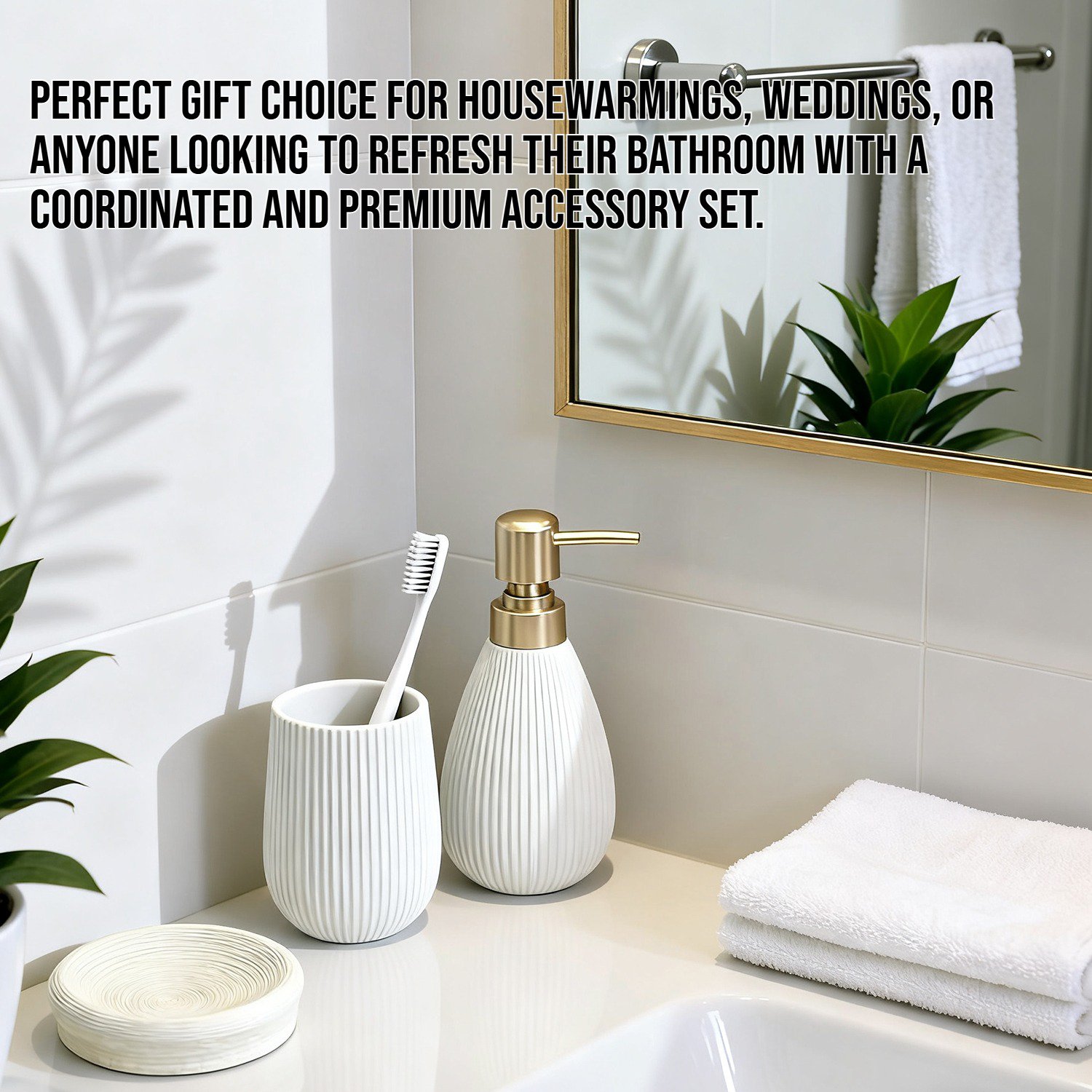 Modern ceramic soap dispenser for bathroom