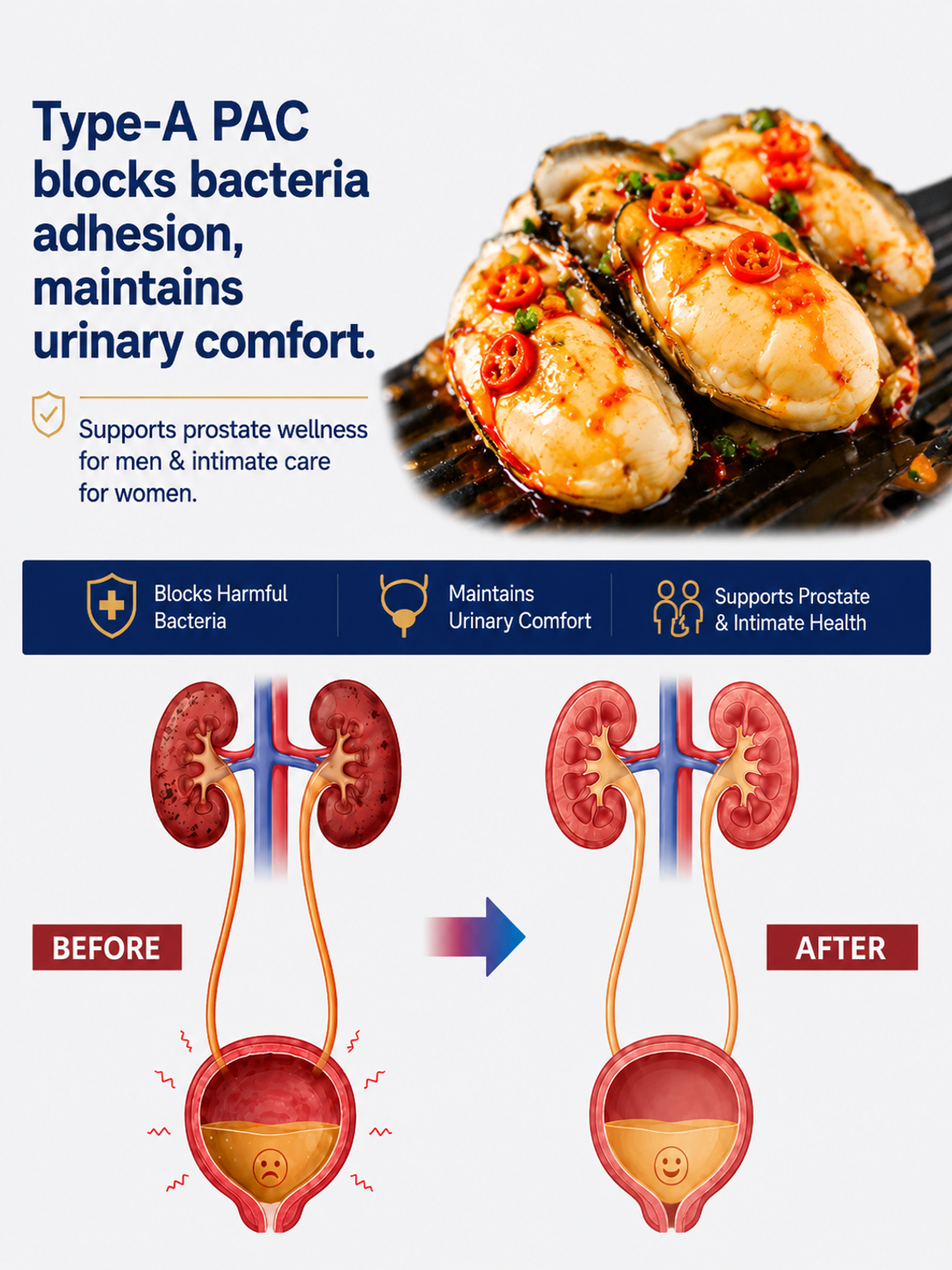 🚀 Garlic Baked Oysters: Snack 100% guilt-free to peak energy, No more fatty junk food!