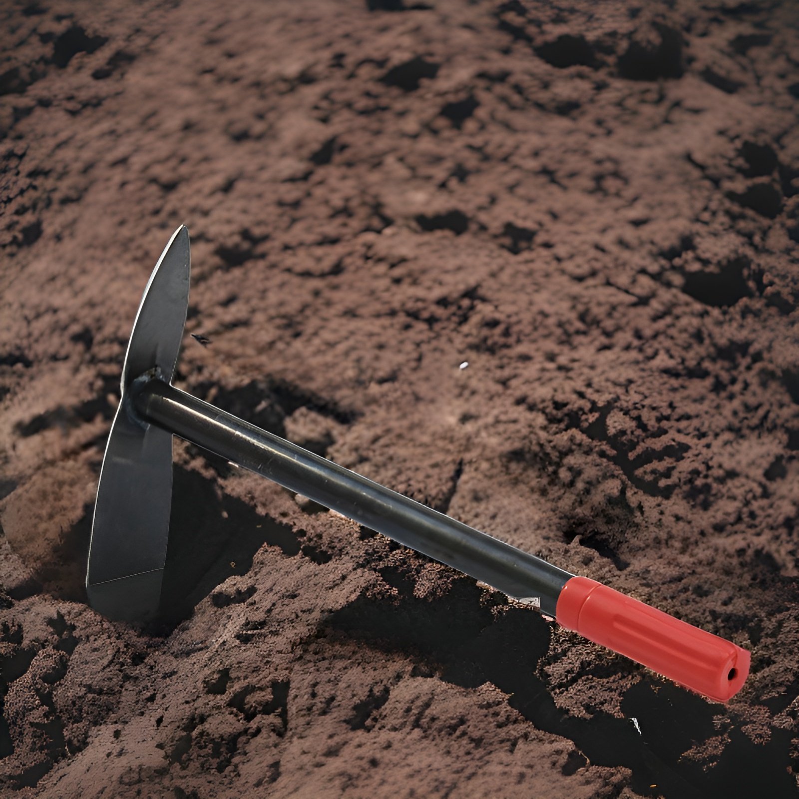 Ergonomic handle stainless steel garden hoe