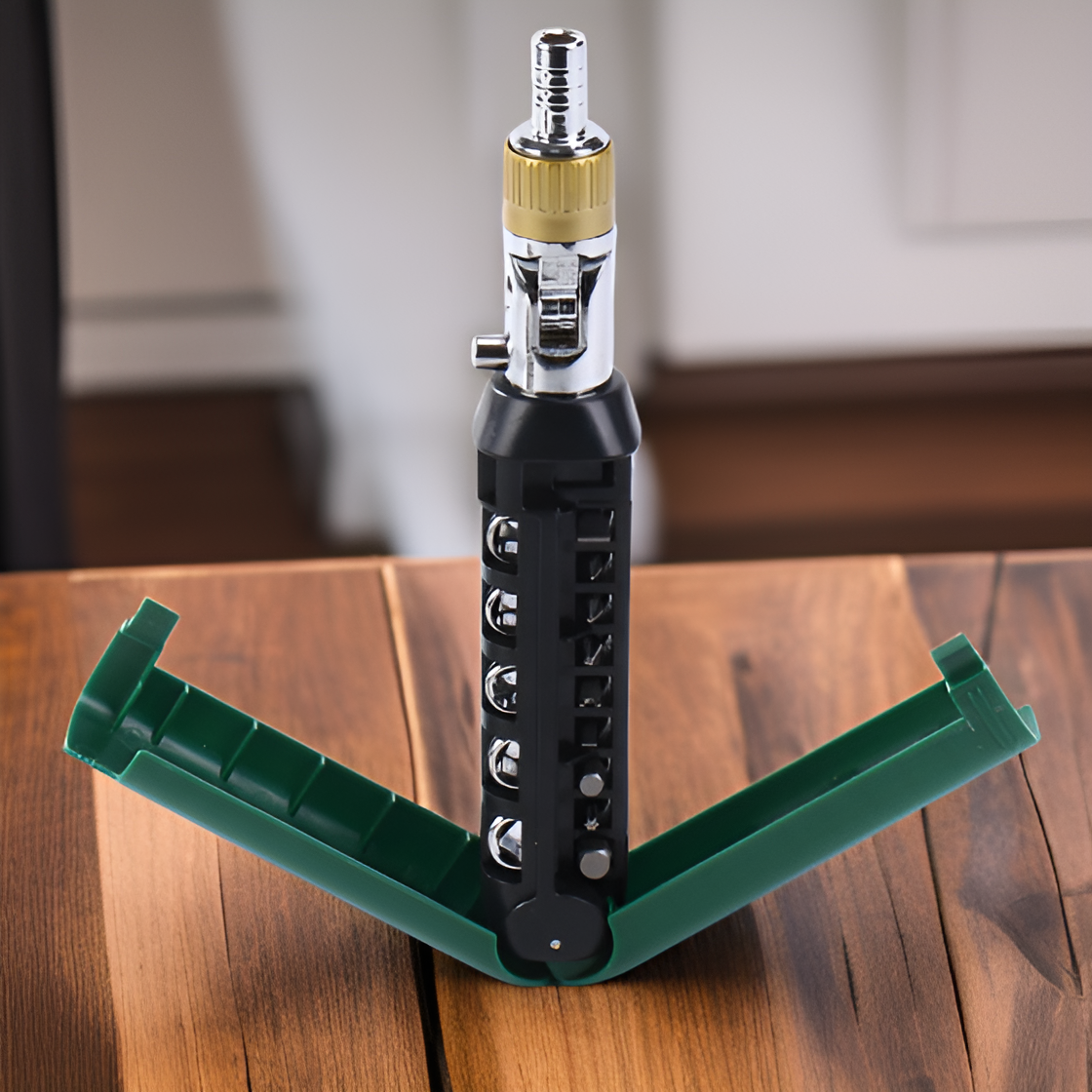 User-friendly ratchet mechanism for easy screw driving