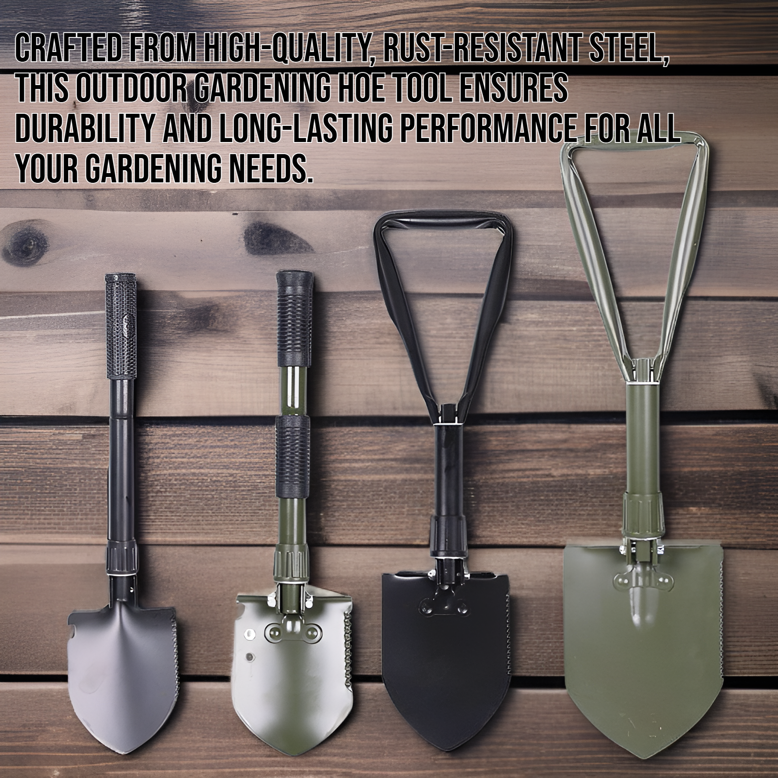 Outdoor gardening hoe tool