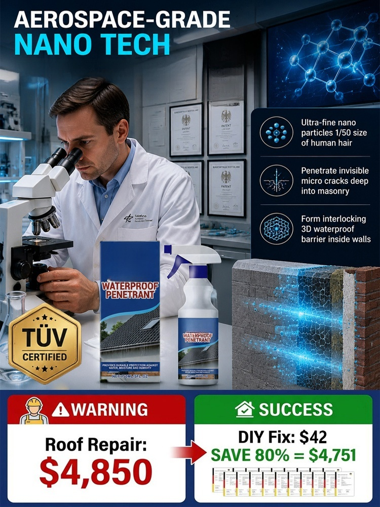 Quick-drying waterproof spray