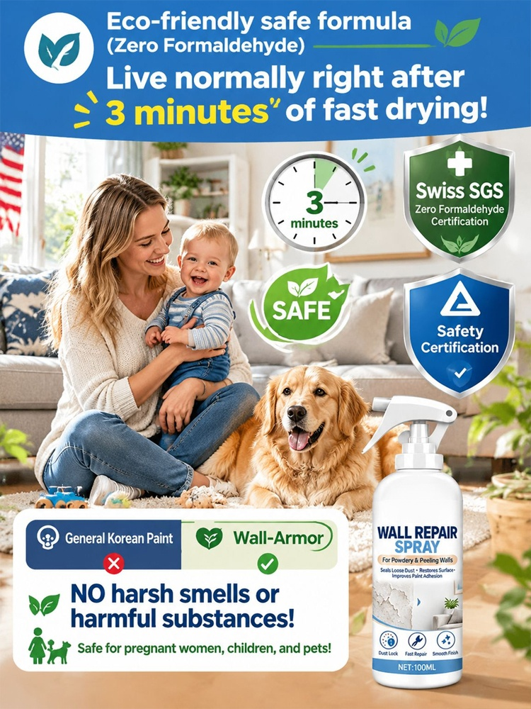 Wall Dusting Repair Spray