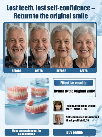 Natural Smile Comfortable Denture Set