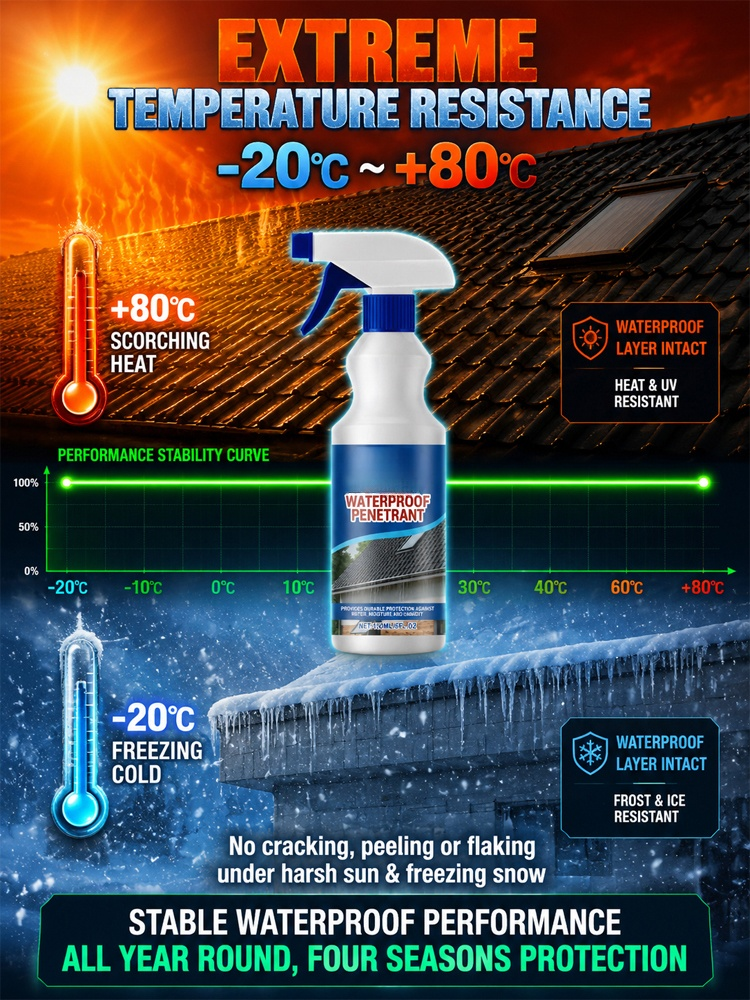 Quick-drying waterproof spray