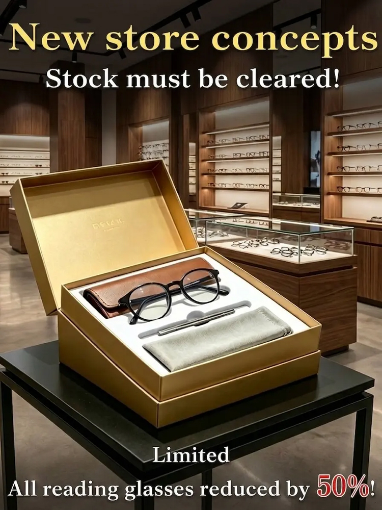 Ultralight and comfortable anti-blue light reading glasses