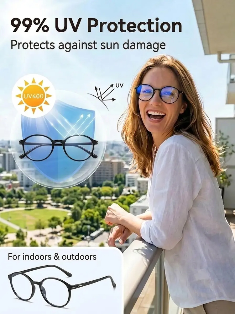 Ultralight and comfortable anti-blue light reading glasses
