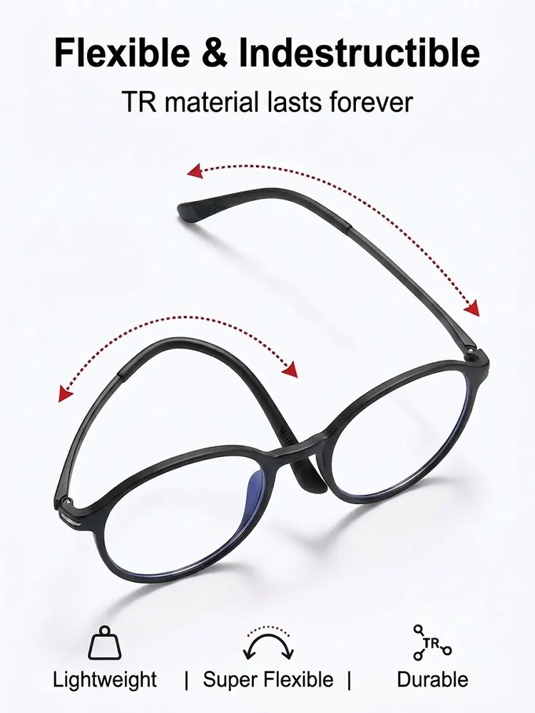 Ultralight and comfortable anti-blue light reading glasses