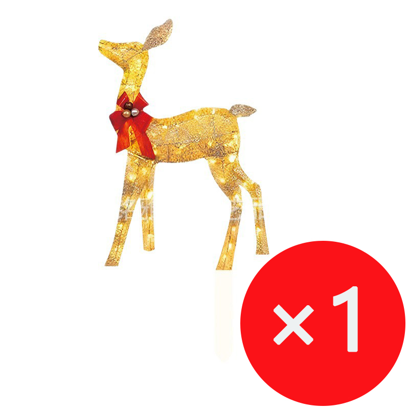 【Odporny na deszcz, śnieg i wiatr】Najbardziej rozgrzewające świąteczne lampiony ogrodowe w kształcie renifera z 2025 roku🎁
