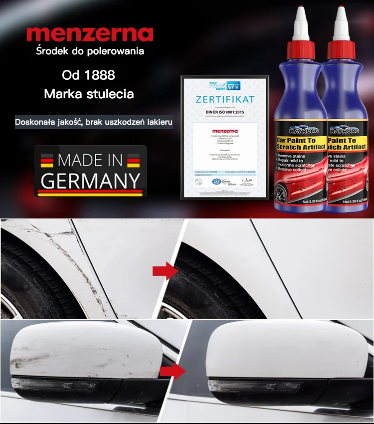 【Ciesz się profesjonalną naprawą samochodu w domu】Płyn do naprawy zarysowań lakieru samochodowego