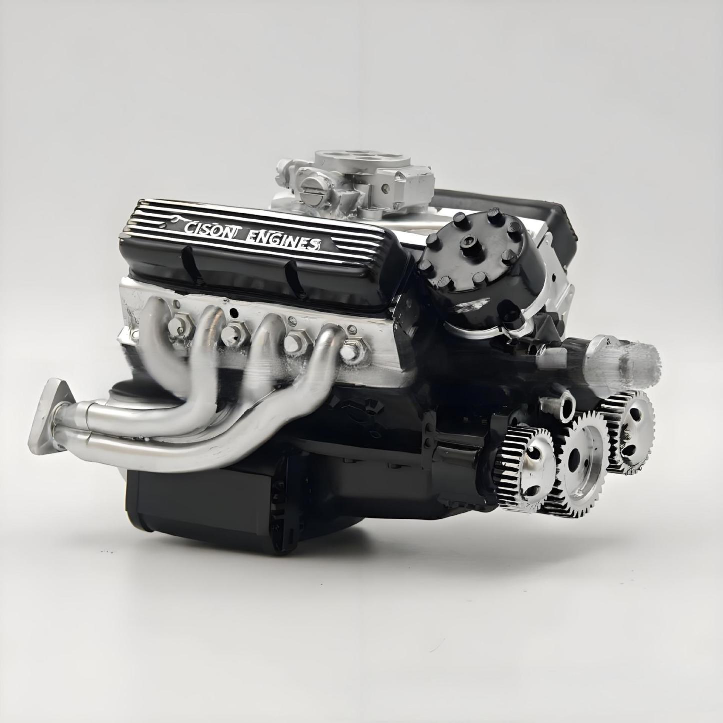 Nowy model silnika: ozdoba silnika V8.