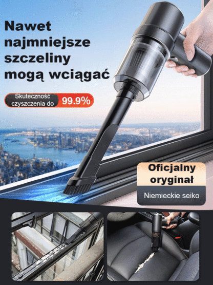 50% ZNIŻKI! Odkurzacz 4w1 – Szybkie Czyszczenie + Bezprzewodowość 🚗