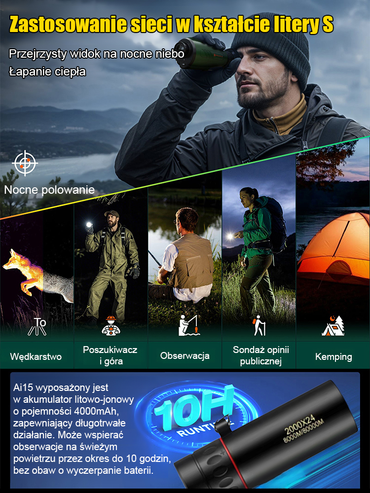 Niemiecki monokular termowizyjny do obserwacji nocnej