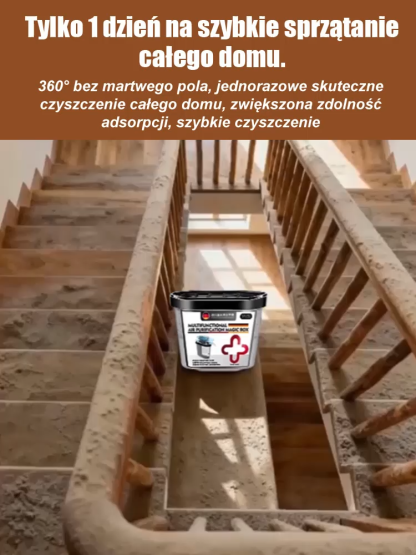 【Kompleksowe czyszczenie zanieczyszczeń domowych】W pełni automatyczne usuwanie kurzu