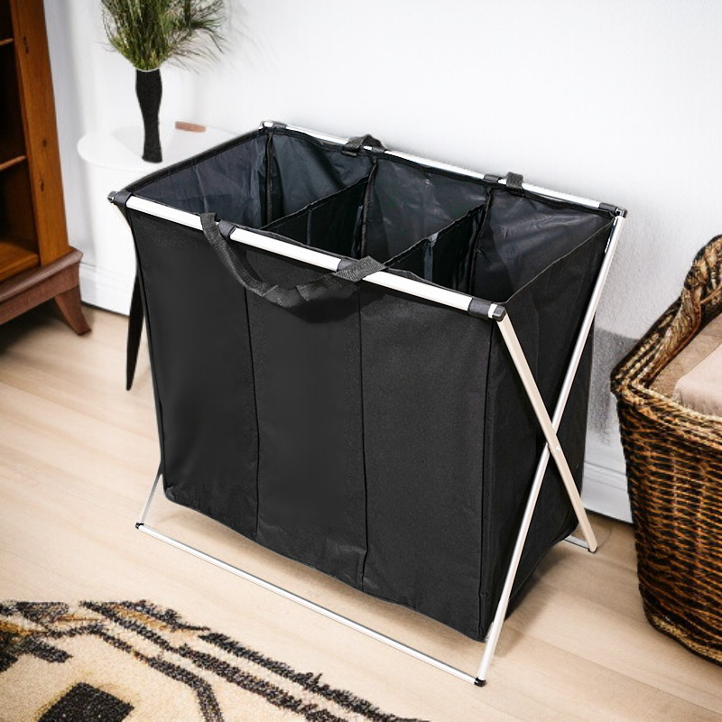 Składany duży kosz na brudną bieliznę