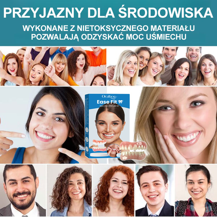 【Certyfikacja FDA】Zestaw idealnie dopasowanych protez🦷Założenie go zajmuje tylko 3 minuty👍