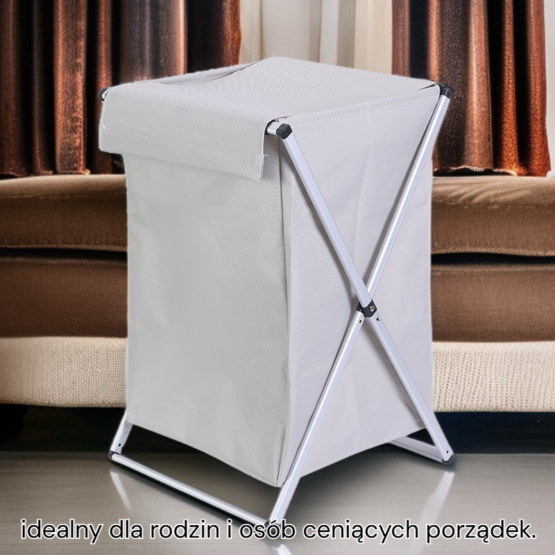 Składany duży kosz na brudną bieliznę