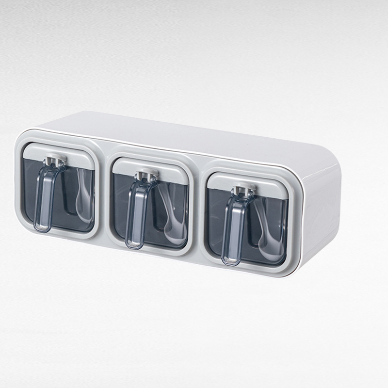 Zestaw łączący pojemnik na przyprawy kuchenne i pudełko do przechowywania w domu