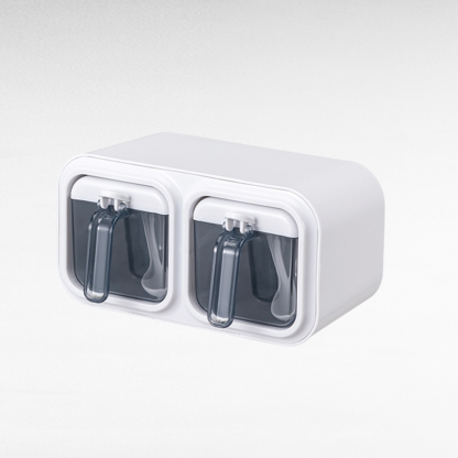 Zestaw łączący pojemnik na przyprawy kuchenne i pudełko do przechowywania w domu