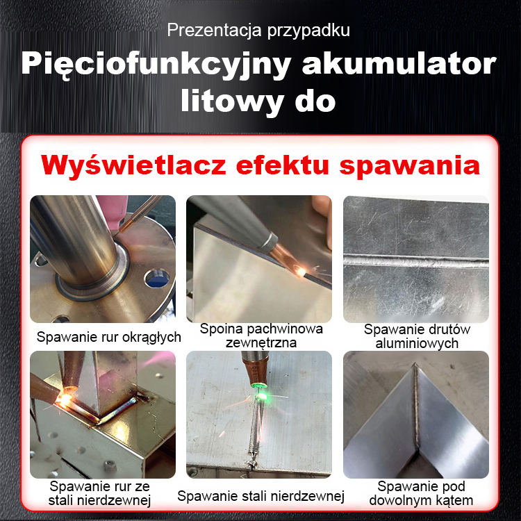  [ 90 ℃ - 480 ℃ regulowalny ] Ruczna spawarka laserowa