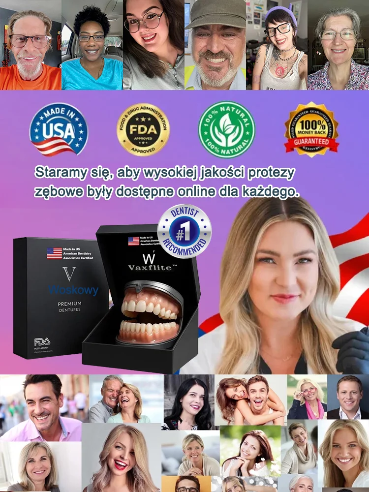 【Olśniewający uśmiech】Luksusowe, personalizowane protezy dentystyczne