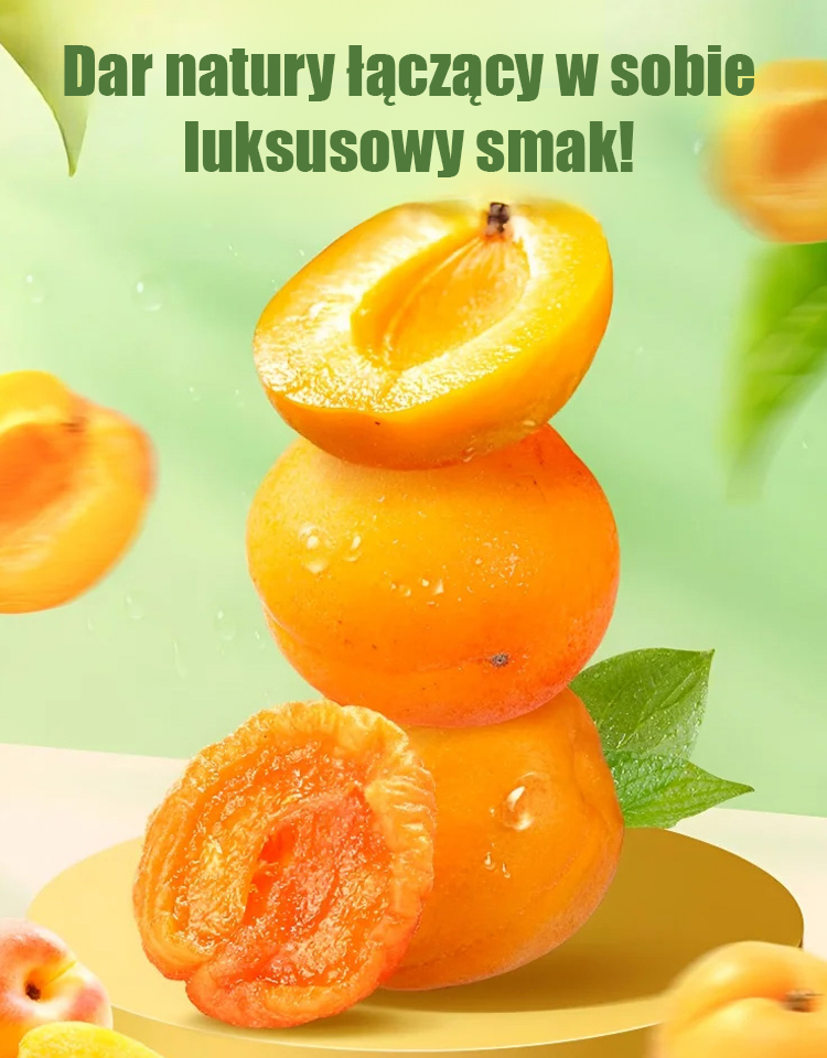 Suszone morele słodko-kwaśne bez cukru