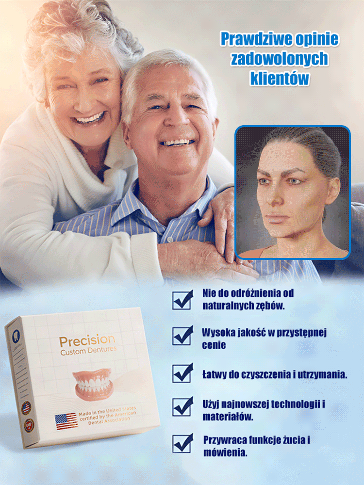 【FDA&BDA podwójna certyfikacja】Samokształtujące się protezy zębowe