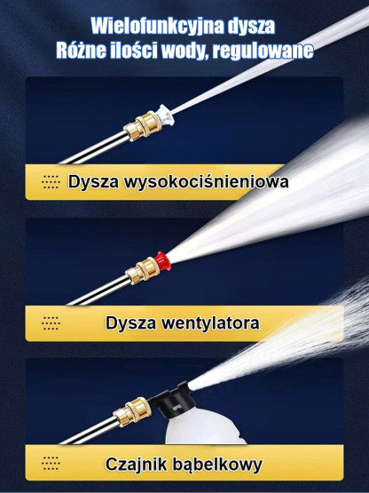 Domowy elektryczny wysokociśnieniowy pistolet na wodę do mycia samochodu