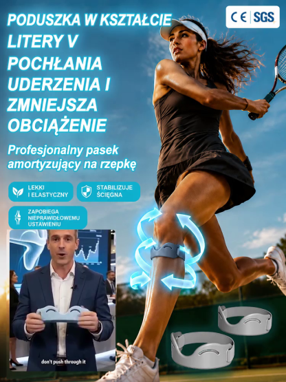 Profesjonalny Stabilizator Kolana z Kompresją | Amortyzacja, Ulga w Bólu, Ochrona
