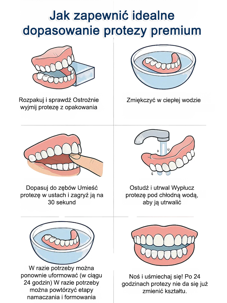 【Olśniewający uśmiech】Luksusowe, personalizowane protezy dentystyczne