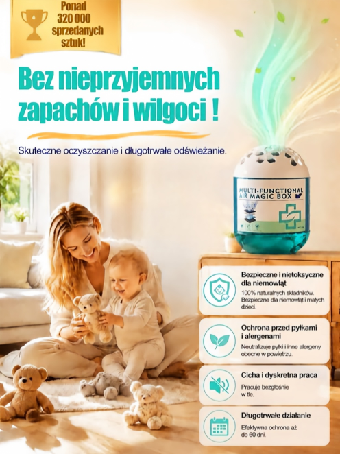 👍Domowy Oczyszczacz Powietrza Bez Prądu | Usuwa Kurz i Alergeny | Darmowa Dostawa