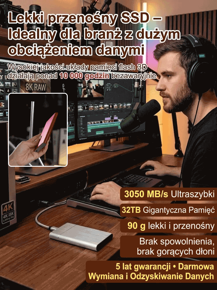 Przenośny szybki dysk SSD