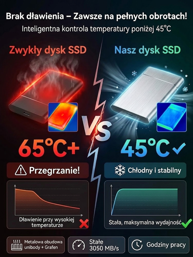 Przenośny szybki dysk SSD