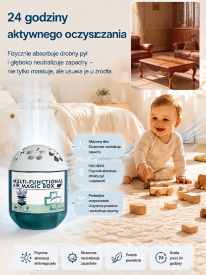 👍Domowy Oczyszczacz Powietrza Bez Prądu | Usuwa Kurz i Alergeny | Darmowa Dostawa